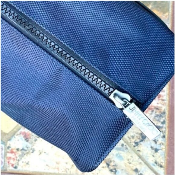 SET of 2! Jimmy Choo Matching Travel AND Mini Matching Makeup Toiletries Bag - Picture 4 of 9